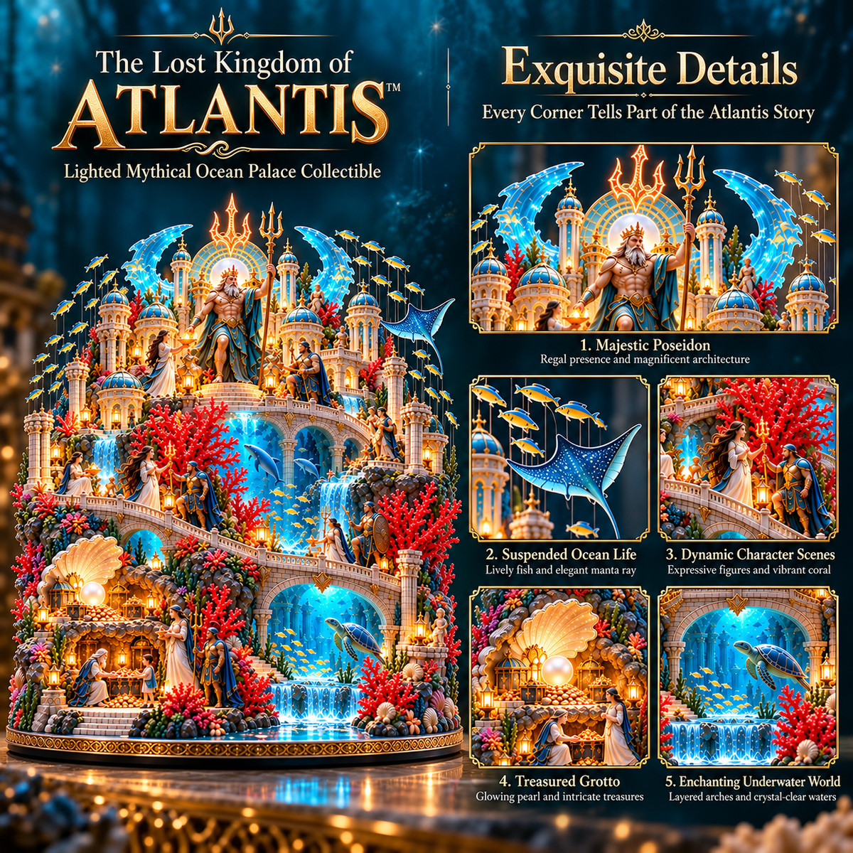 Exquisite Atlantis miniature details