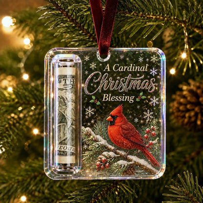 🔥Last day with huge discounts! – ✨🎄Christmas Cash Gift Holder Ornament