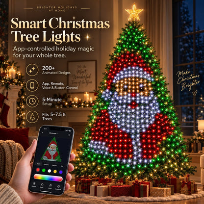🎄 Christmas Hot Sale – 50% OFF ✨ Smart Christmas Tree Lights – Turn Your Tree Into a Living Light Show