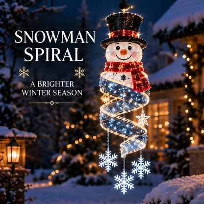 ✨Christmas Elf Spiral Hanging LED Light – Glowing Holiday Porch & Window Decor