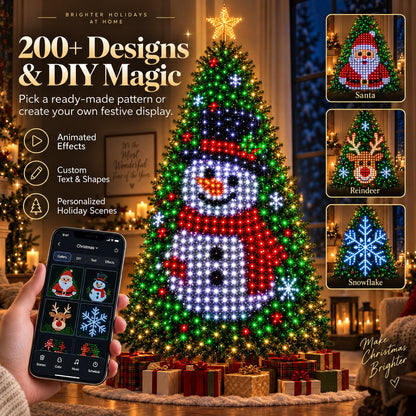 🎄 Christmas Hot Sale – 50% OFF ✨ Smart Christmas Tree Lights – Turn Your Tree Into a Living Light Show