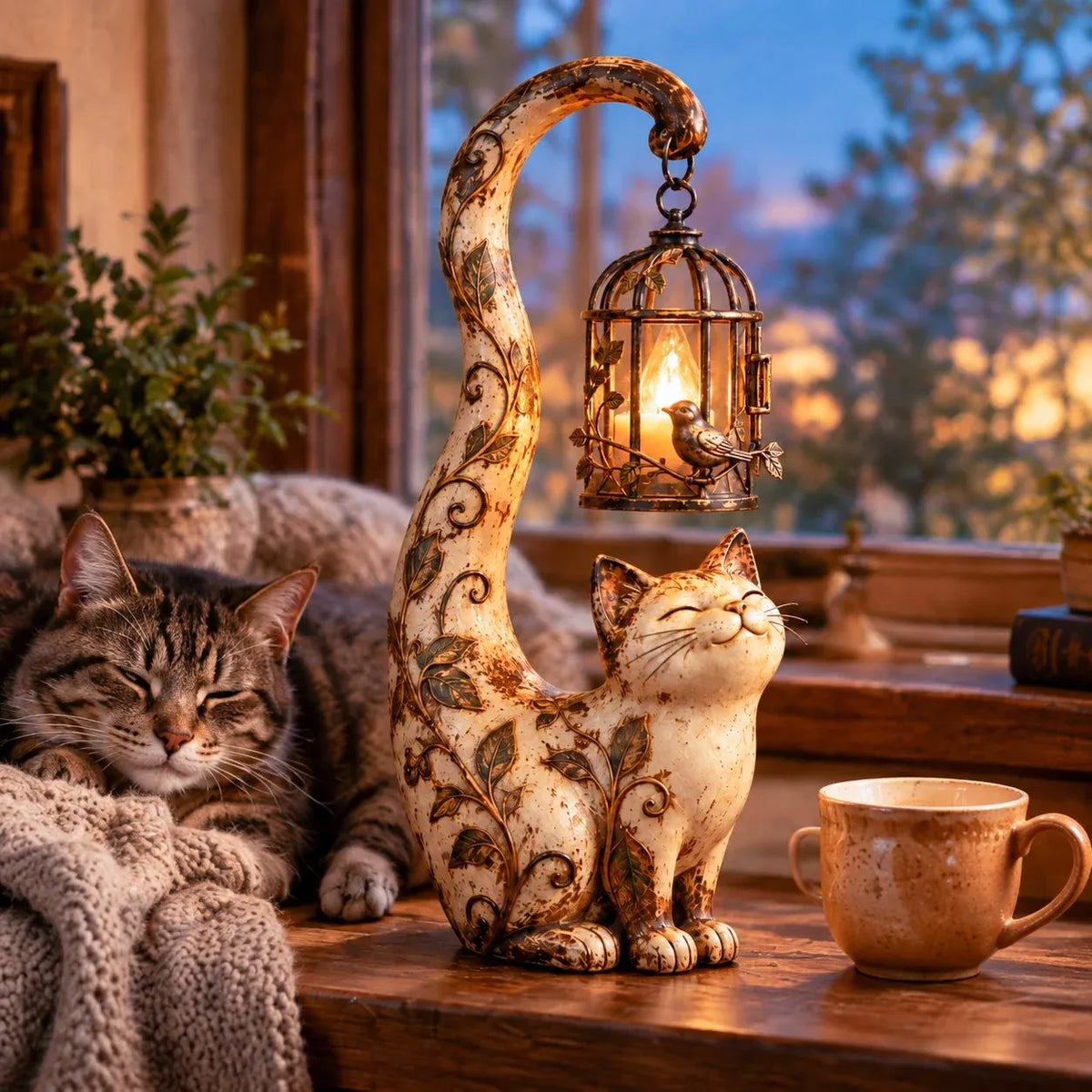 🏮 Little Guardian Lantern Figurines – A Cozy Glow for Any Corner (5 Styles)