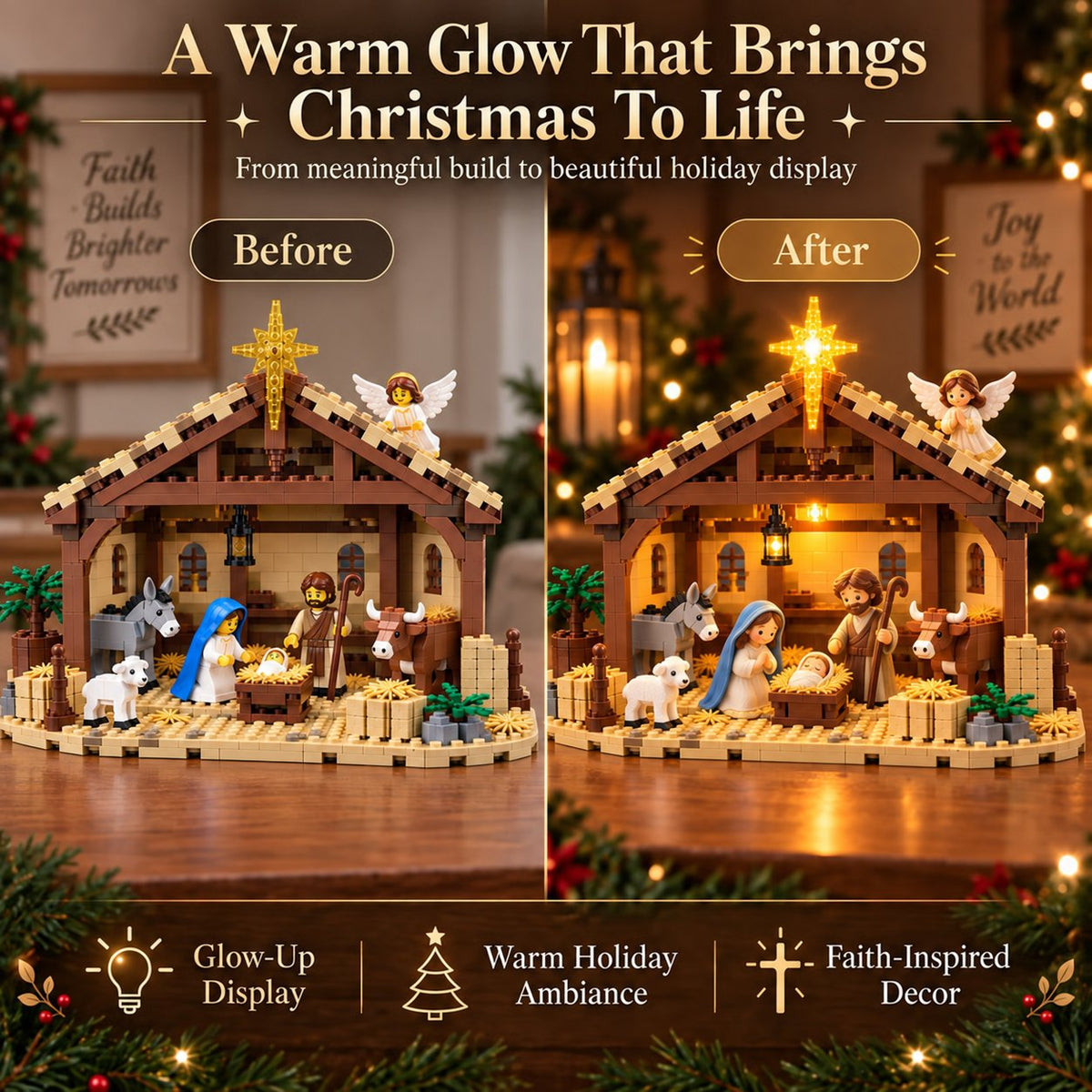 🌟The Nativity Story Building Block Set