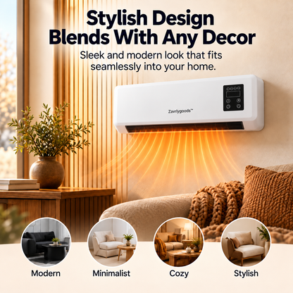 🌞🌞Mounted Space Heater with Thermostat and Remote Control