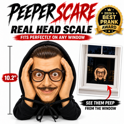 👀 “Stranger” Peeper – Creepy Halloween Window & Doorway Prank Decoration 🎃