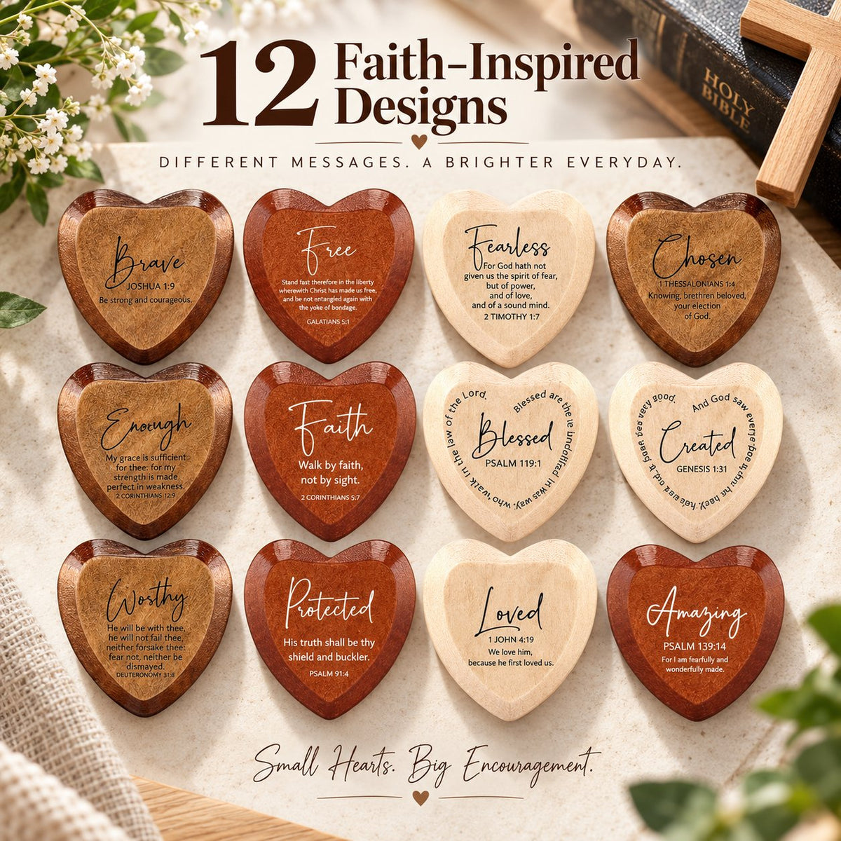 🔥Hot Sale🔥 - ✝️ Christian Pocket Heart Gift Set(Set of 12)