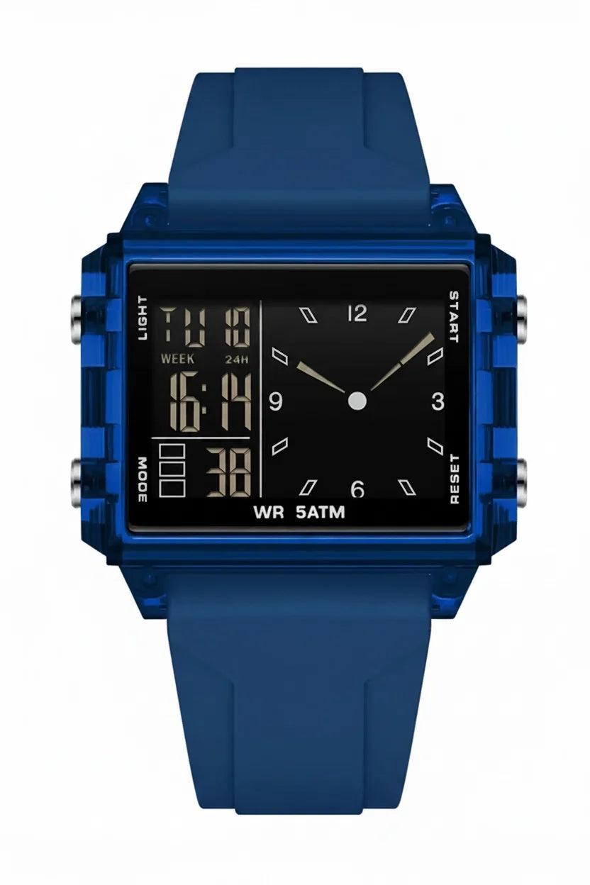 Zavrlygoods™ Analog-Digital Sport Watch – Waterproof, Luminous & Multi-Function