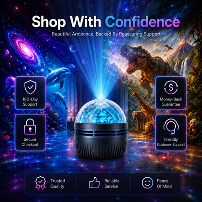 🔥 HOT DEAL 55% OFF | 360° Galaxy Projector – Transform Your Room After Dark