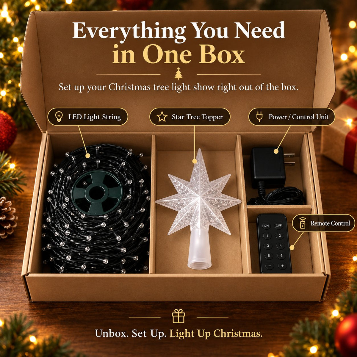 🎄 Smart Christmas Tree Lights – Turn Your Tree Into a Living Light Show