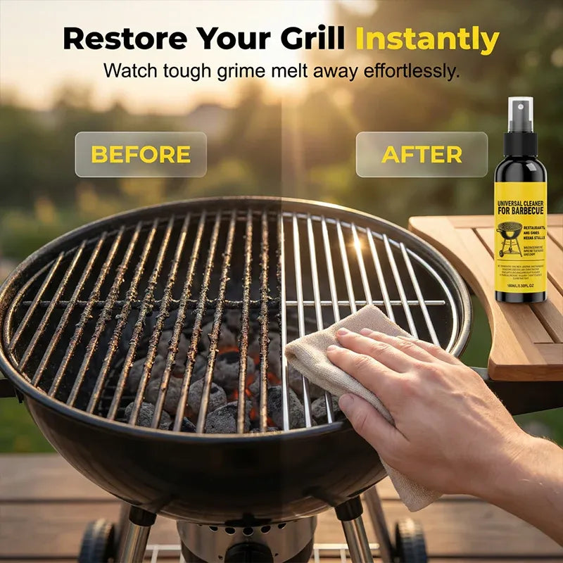 🔥 50% OFF – Heavy-Duty Grill & Grease Cleaner Spray – Spray, Wait & Wipe