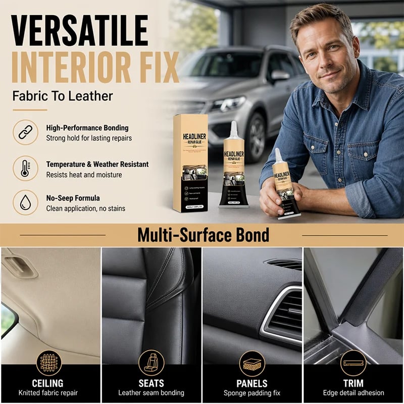 🎉 🔥Hot Sale 49% Off - Car Headliner Repair Glue Waterproof