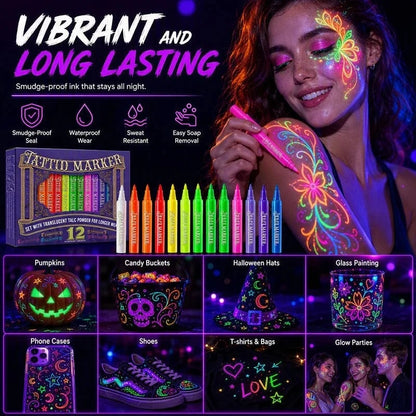 Zavrlygoods™ Glow Party Tattoo Pens