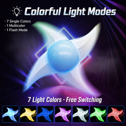⚡ Spiral Cyclone Light Blade™ – Rotating LED Light Spinner with Colorful Effects