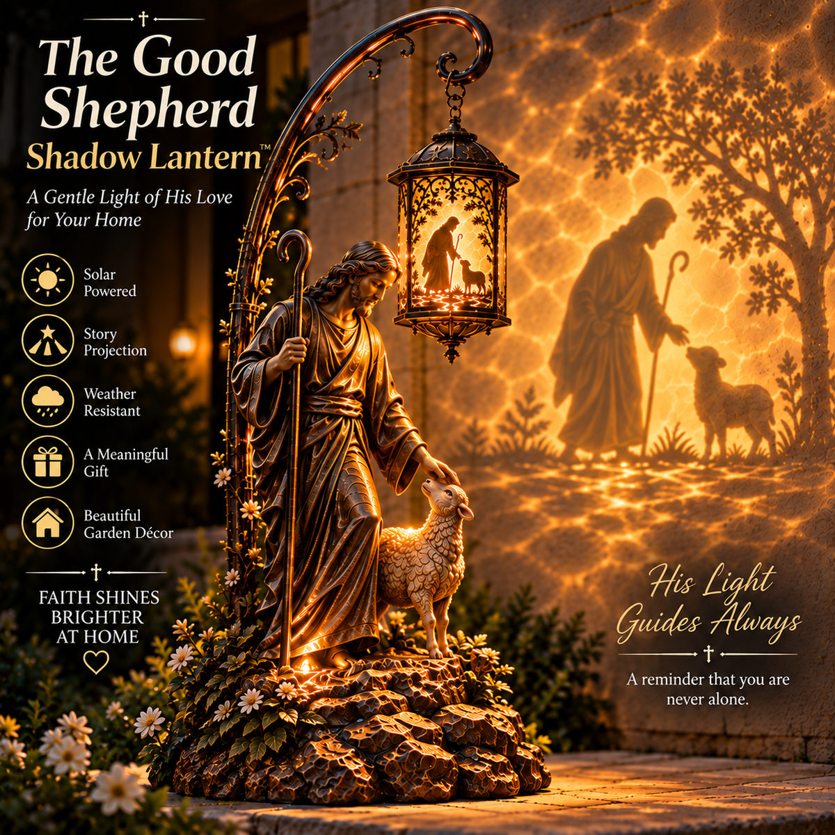 The Good Shepherd Shadow Lantern