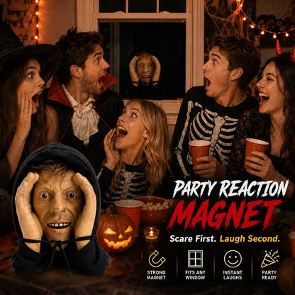 👀 Realistic Halloween Window Peeper – 10.2" Suction Cup Prank Decoration
