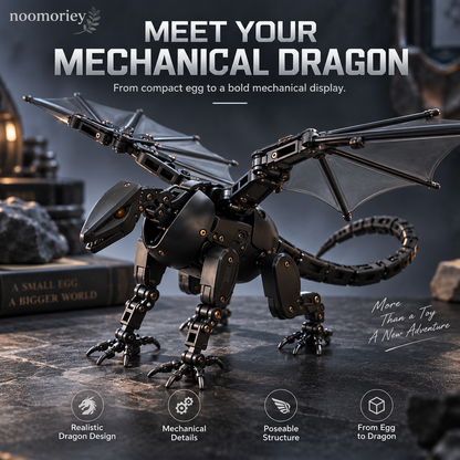 🔥Hot Sale - 50% OFF🔥This Egg Transforms Into a Dragon 🐉 – 2-in-1 Mechanical Dragon Figure