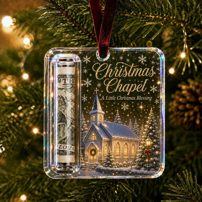 🔥Last day with huge discounts! – ✨🎄Christmas Cash Gift Holder Ornament