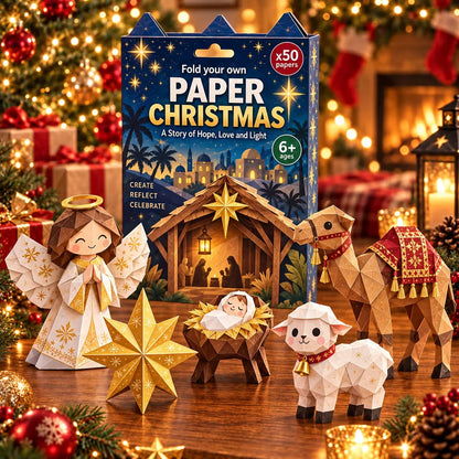 🎄 Paper Christmas Master Set™ – 5-in-1 3D Holiday Craft Kit with 250 Festive Papers