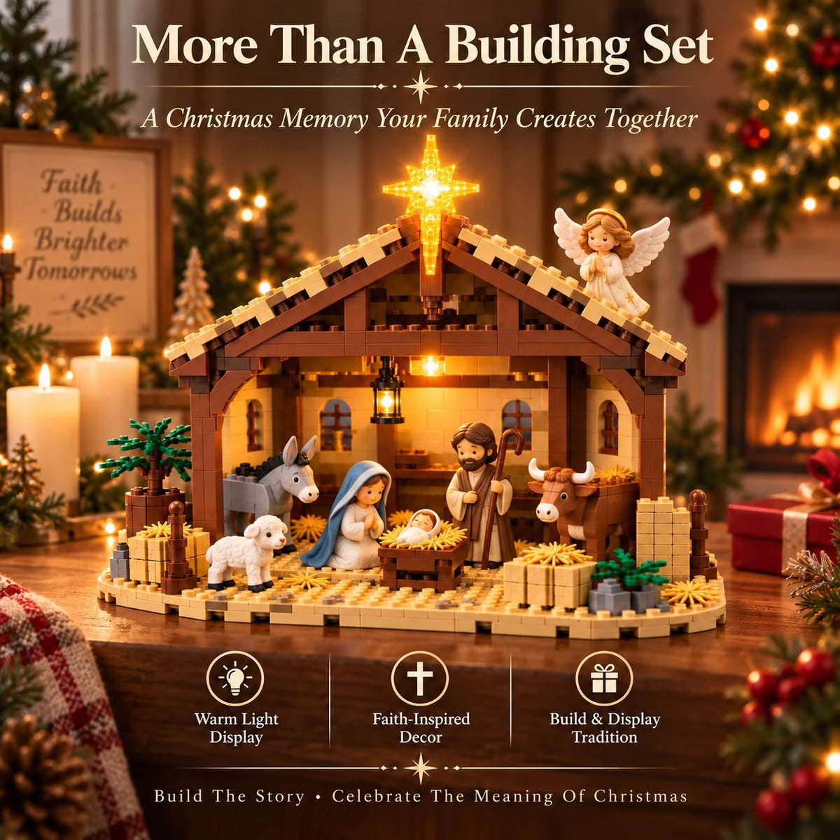 🌟The Nativity Story Building Block Set