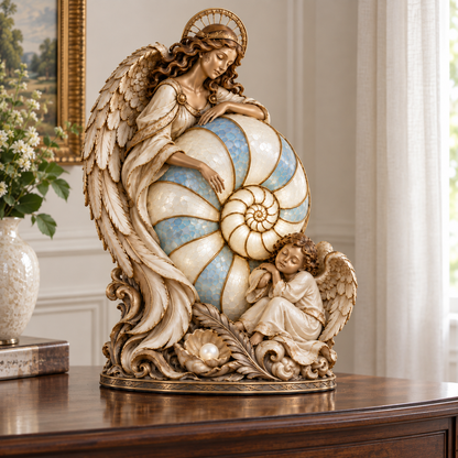 ✨ Enchanted Nautilus Lamp Collection™ — Sculpted Beauty & Mesmerizing Spiral Light