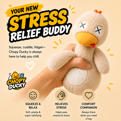 🐥 Magnetic Mischief Duck – Funny Detachable Plush Gift