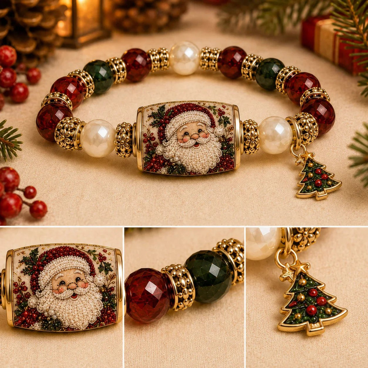 🎄Christmas Magic Collection Pearl Bracelet — Carry the Magic of Christmas Wherever You Go