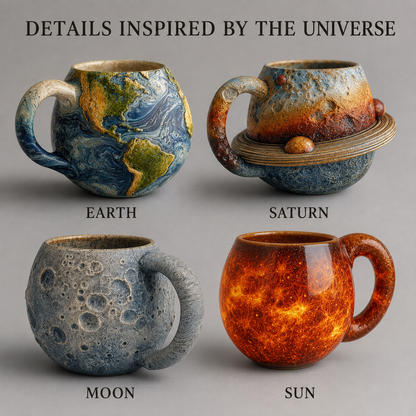 🪐4 Styles Planet Ceramic Mug