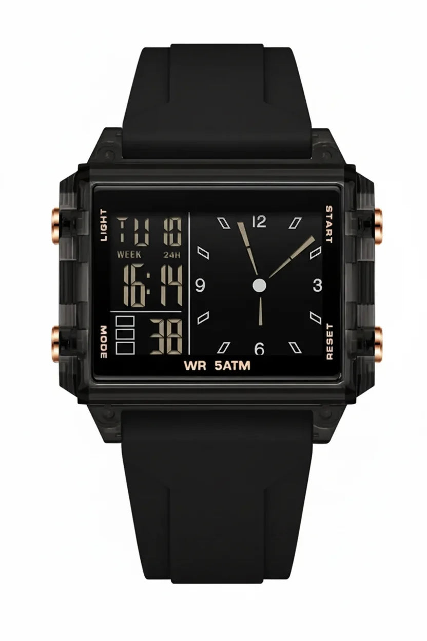 Zavrlygoods™ Analog-Digital Sport Watch – Waterproof, Luminous & Multi-Function