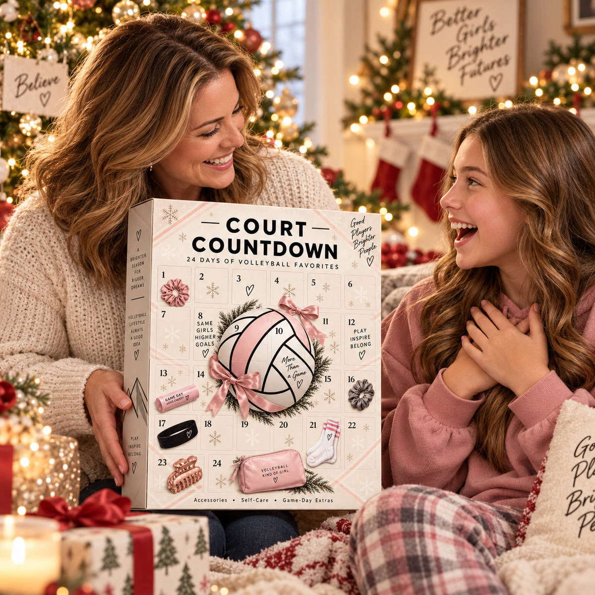 🏐 Court Countdown™ – 24 Days of Volleyball Christmas Surprises