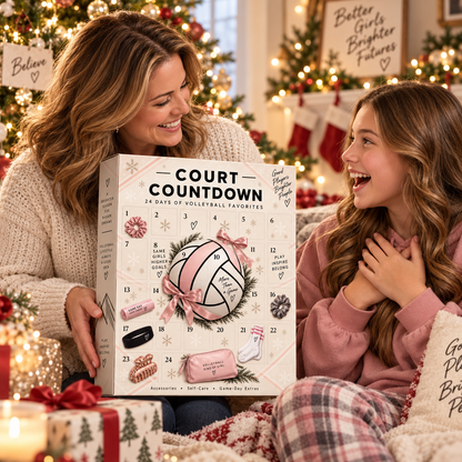 🏐 Court Countdown™ – 24 Days of Volleyball Christmas Surprises