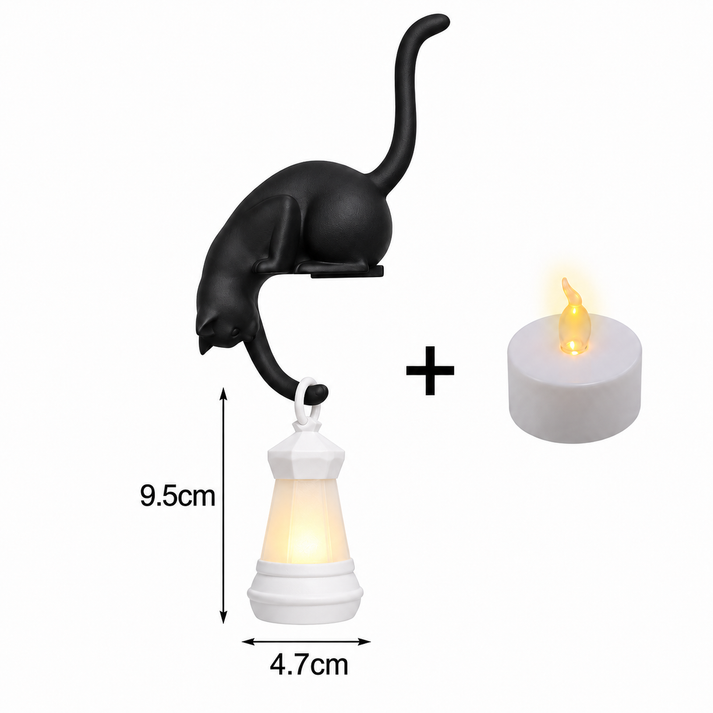 Hanging cat lantern gift idea