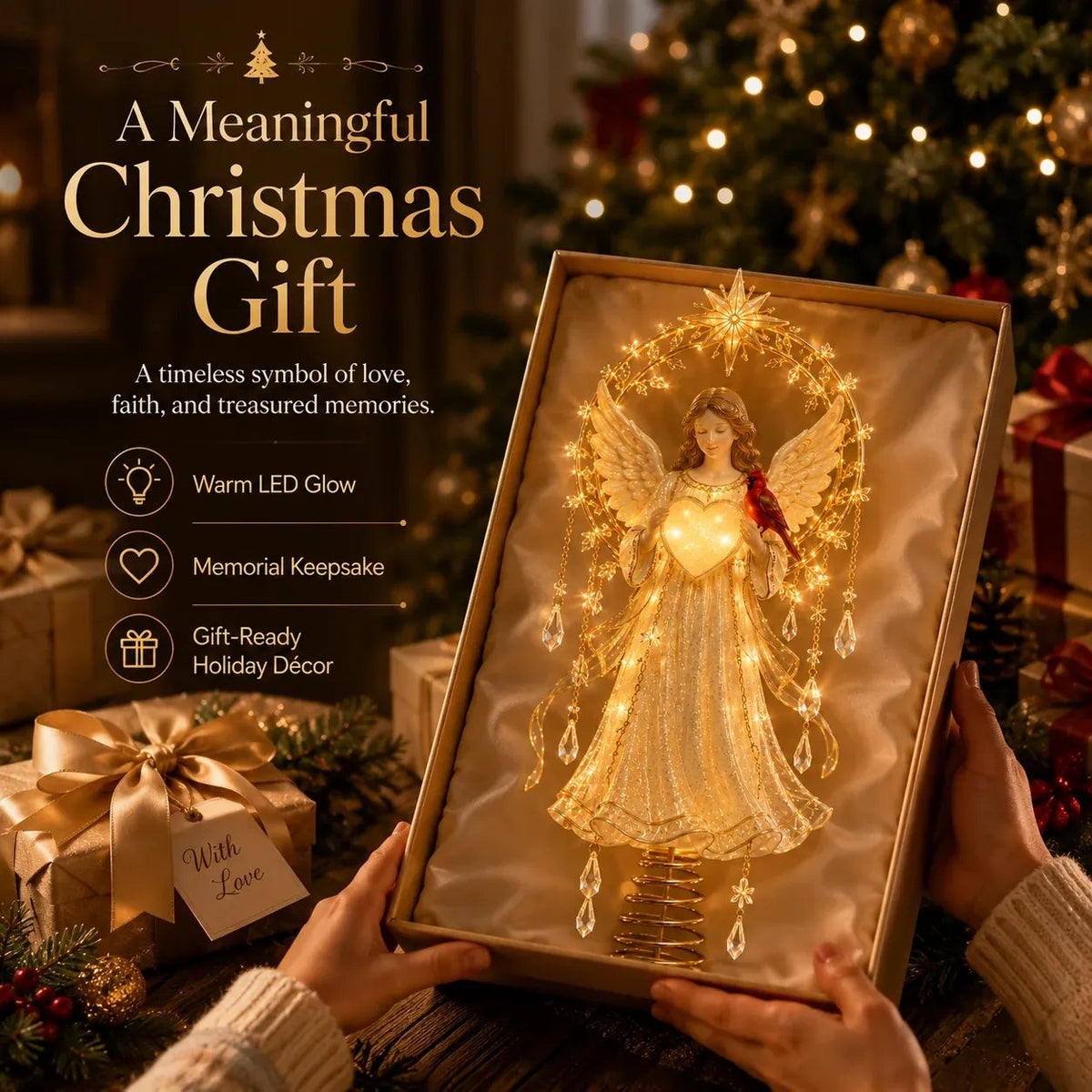 🎄Lighted Memorial Christmas Tree Topper Collection