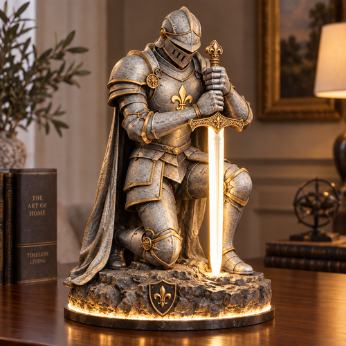 👑 The King’s Last Guardian™ – Illuminated Knight of Honor | A Glowing Oath That Never Breaks