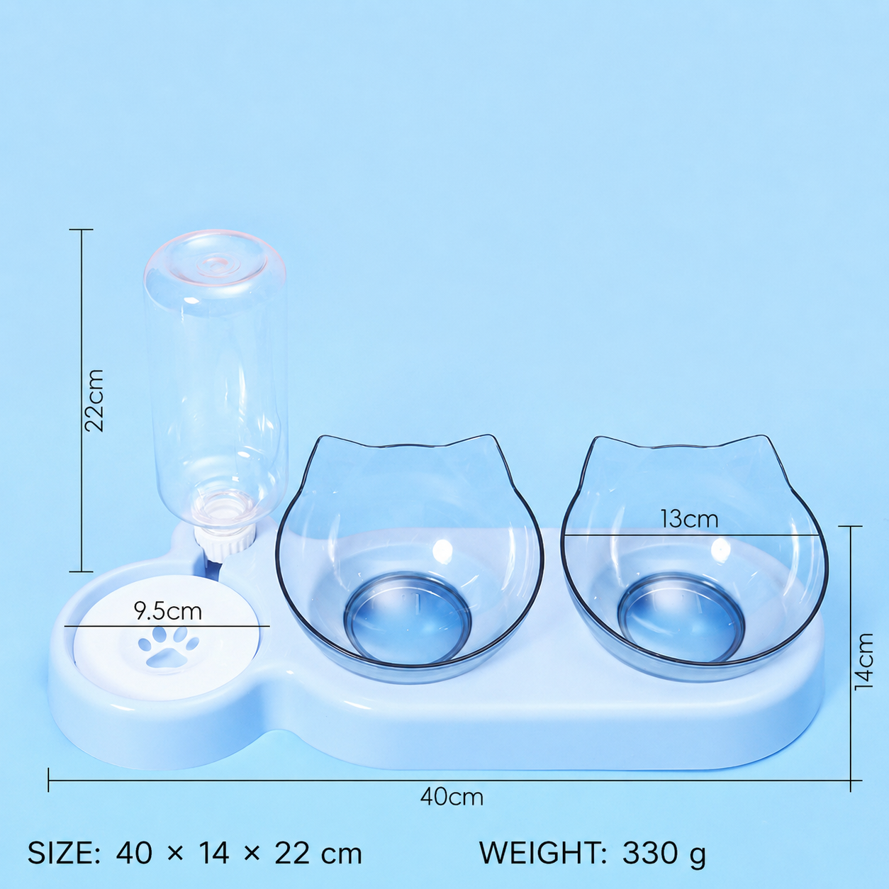 🥳2026 HOT SALE🥳💞50K+ SOLD!50% OFF🔥2-in-1 Ergonomic Elevated Tilted Pet Bowl