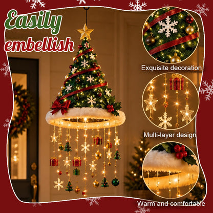 🎄Christmas Hat Hanging Light – Warm LED Glow & Festive Holiday Charm