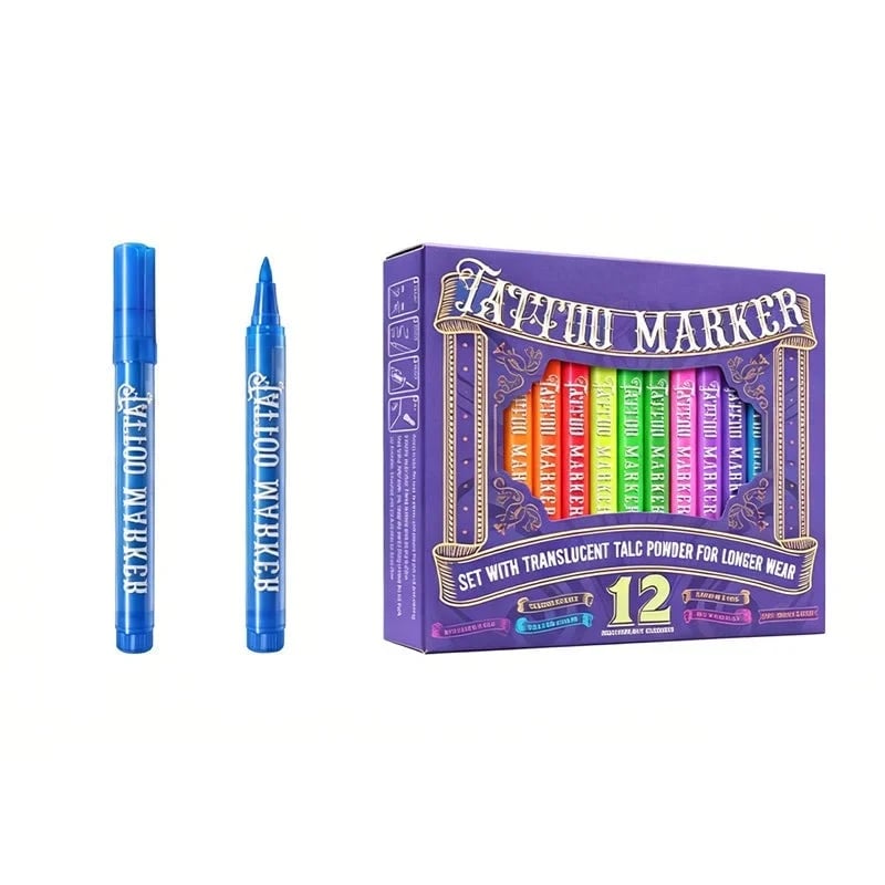 Zavrlygoods™ Glow Party Tattoo Pens