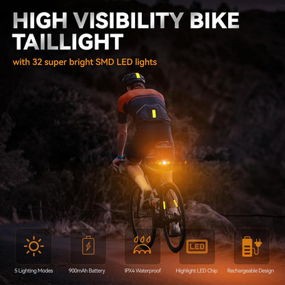 🔥 49% OFF Limited Time Deal | Smart Wireless Bike Tail Light With Turn Signals & Remote Control