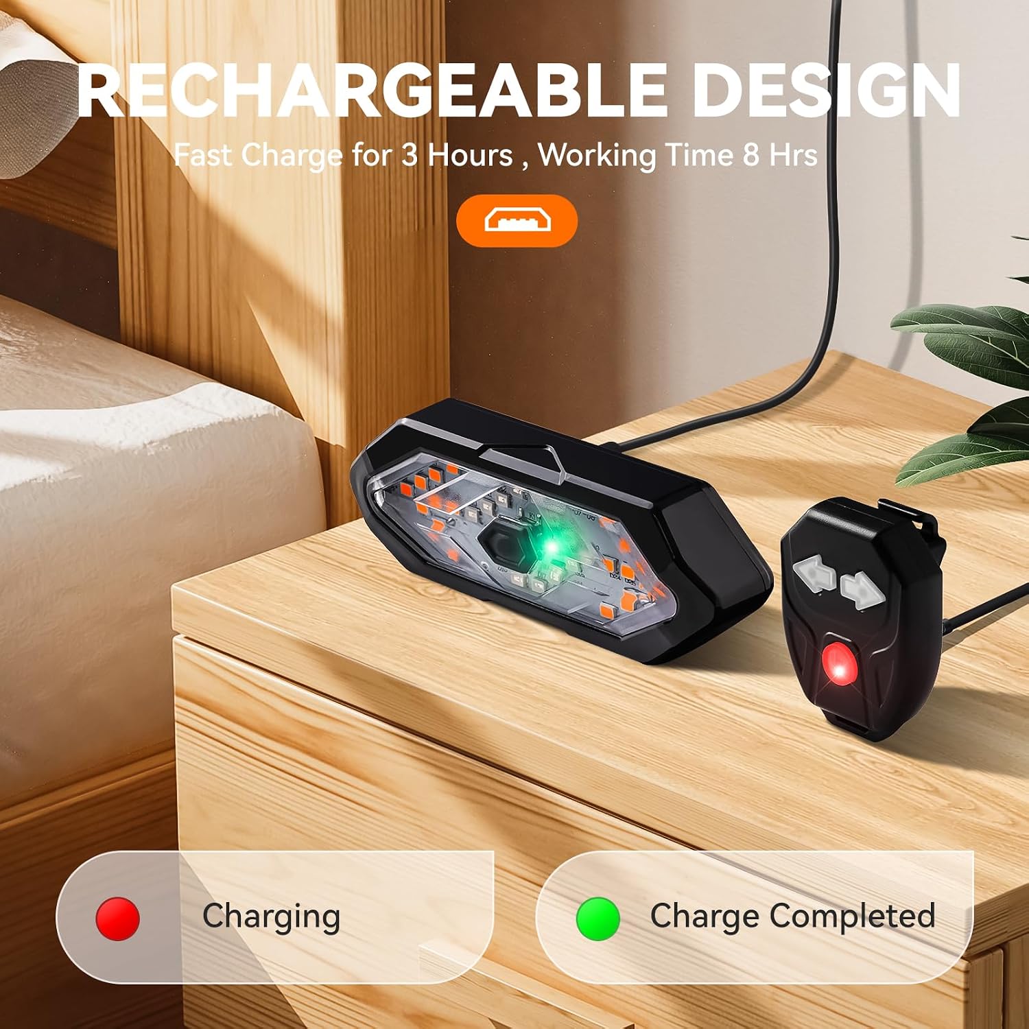 🔥 49% OFF Limited Time Deal | Smart Wireless Bike Tail Light With Turn Signals & Remote Control