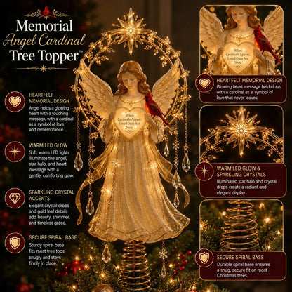 🔥Last Day 50% OFF – 🎄 Lighted Memorial Christmas Tree Topper Collection