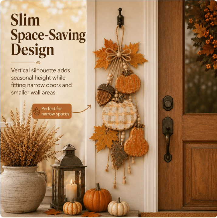 🔥Hot Sale - 50% OFF🔥Rustic Harvest WoodenDoor Hanger
