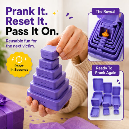 🎁Halloween prank essentials- 6-Layer Prank Gift Box🖕🤣Last day with huge discounts! Only $9.99！