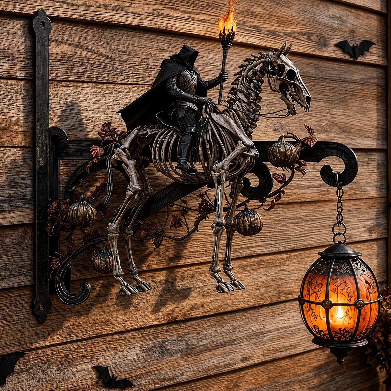 🎃Halloween Decorative Wall Hook - Spooky Outdoor Metal Hanger For Porch & Garden Decor