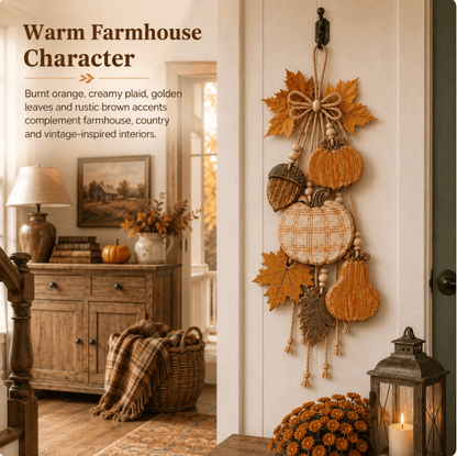 🔥Hot Sale - 50% OFF🔥Rustic Harvest WoodenDoor Hanger