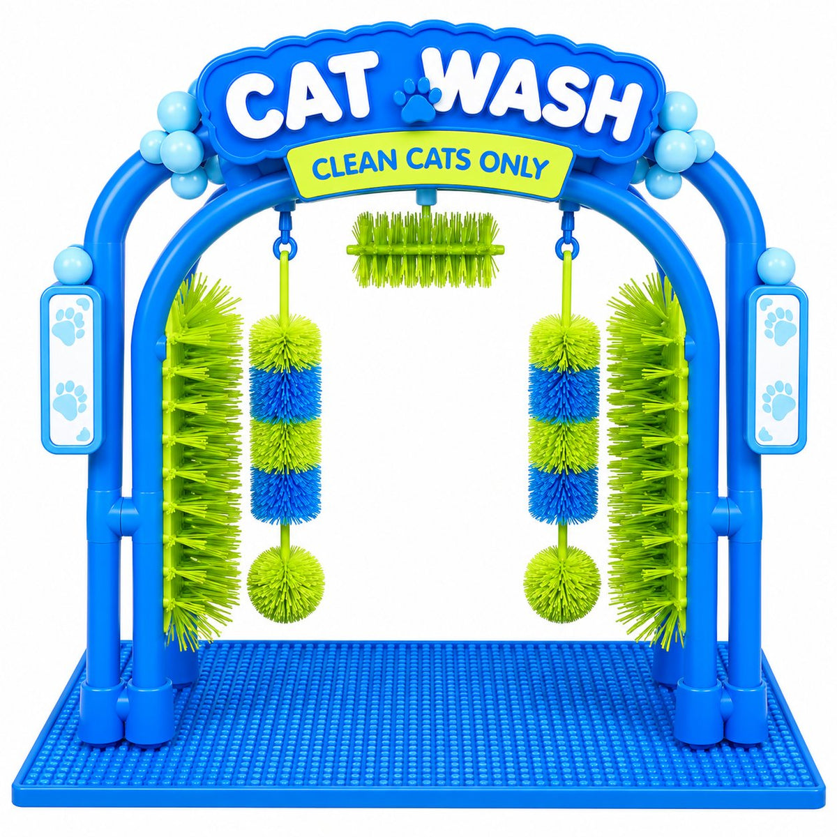 🐱 PurrWash™ Cat Self-Grooming & Play Station