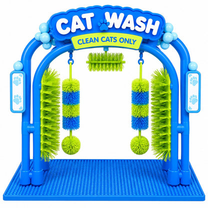 🐱 PurrWash™ Cat Self-Grooming & Play Station
