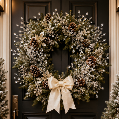 ✨ Crystal-Look Berry Sprays for Christmas Trees 🎄 – Flexible Holiday Picks for Wreaths, Vases & Garlands