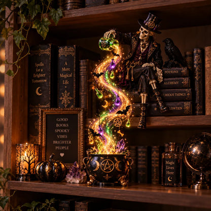 ⏳ Last Day 49% OFF – 🎃 Halloween Magic Cascade Shelf Light Collection | 5 Glowing Gothic Styles for Shelves, Mantels & Spooky Décor ✨