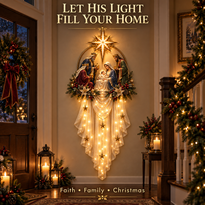✨ Bethlehem Magi Blessing Wall Light™ – Follow the Star Home