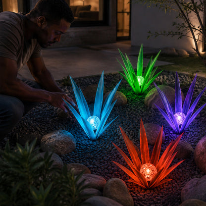 🔥 Limited Time 50% OFF — 🌵 Metal Agave Solar Garden Light ✨