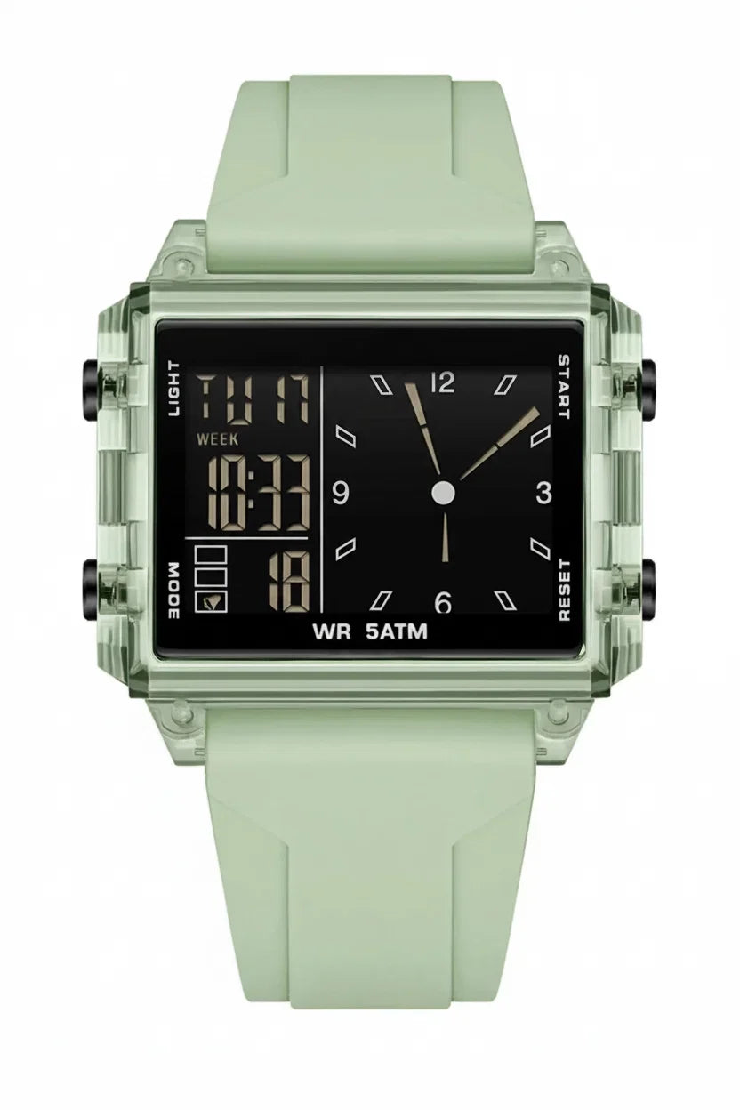 Zavrlygoods™ Analog-Digital Sport Watch – Waterproof, Luminous & Multi-Function